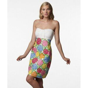 Lilly Pulitzer Women's XS Strapless Patterson Print Minnie Zinni Dress